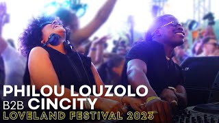 PHILOU LOUZOLO amp CINCITY at LOVELAND FESTIVAL 2023  AMSTERDAM [upl. by Scoter]