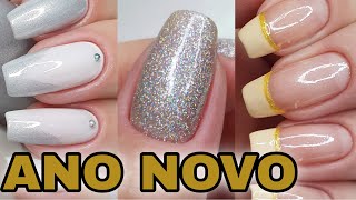 3 Inspirações de Unhas para usar no ANO NOVO  REVEILLON  Naty Scalada [upl. by Houghton]