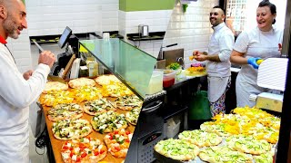 La deliziosa PINSA Romana di quotPinserequot a Roma  iscriviti Romafood  Street food Roma [upl. by Yerak667]