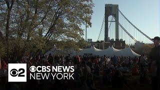 NYC Marathon 2024 first wave takes off from Staten Island [upl. by Aiela]