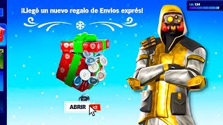 ¡NUEVA SKIN GRATIS Como ABRIR el REGALO SECRETO EVENTO NAVIDAD FORTNITE WINTERFEST 2023 [upl. by Akeihsat332]