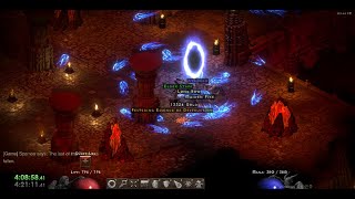 D2R Bnet Solo Sorceress Hell Speedrun 20240127 배틀넷 솔로 소서리스 헬 스피드런 40858 [upl. by Vina409]