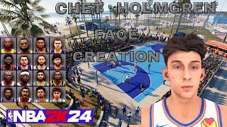 BEST CHET HOLMGREN FACE CREATION NBA2K24 NEXT GEN [upl. by Phenica282]