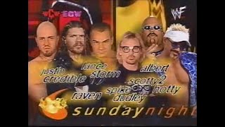 Scotty 2 Hotty Albert amp Spike Dudley vs Storm Raven amp Credible Heat Nov 18th 2001 [upl. by Asile]