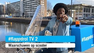 Waarschuwen op scooter  Flappdrol TV 2 [upl. by Saw]