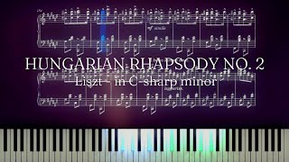 Hungarian Rhapsody No 2  Liszt with Johanns candeza  Piano Sheet Music [upl. by Etoile579]