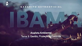 Gabarito Extraoficial IBAMA – Analista Ambiental  Tema 3 Gestão Proteção e Controle [upl. by Sapowith284]