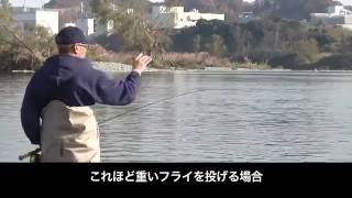 Skagit Casting demonstrated by Ed Ward Part 1 [upl. by Attikin]