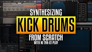 Advanced Kick Drum Synthesis with Native Instruments TRK01  Creating PsyTrance [upl. by Bernardi]