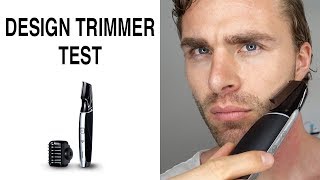 RASIERER TEST ● DESIGN Trimmer TEST  Bart trimmen mit Panasonic Männerrasierer [upl. by Nnyluqcaj86]