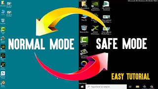 How to start Windows in safe mode and how to How To Return Into Normal Mode Easy Tutorial [upl. by Oicaro902]