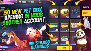 😡Rip 11000 💎 😭 6 Yrs Old Kid 50 New Pet Box Opening In Noob Brother Kids Id Crying Moment 😭 PVS [upl. by Gnol]