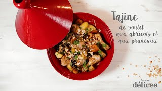 Tajine de poulet aux abricots et aux pruneaux [upl. by Ramso]