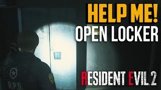 Resident Evil 2 Remake  How to Open Shower Room Locker with Code [upl. by Arondell]