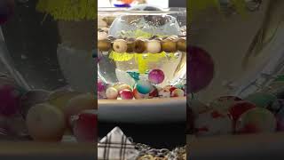 19 ASMR Beads PLOPPING in Water Stirring w knitting needle Glass Orb Tingles asmr asmrsounds [upl. by Pedrotti487]