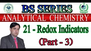 True Redox Indicators  Redox Titrations  Titrations  Volumetric Analysis  Analytical Chem [upl. by Thorpe615]