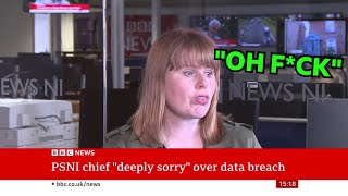 BBC News plays an outtake with reporter swearing [upl. by Xonnel]