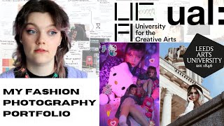 my accepted photography portfolio UAL UCA Leeds Salford my tips and advice [upl. by Gilpin]