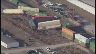 Driver dies after crashing into moving train in Texas [upl. by Ronoh]