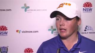 Katie Burnett Interview Final Round  Ladies Classic Bonville [upl. by Veronica]