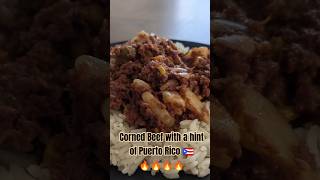 Corned Beef Hash puertoricanfood puertoricofoodvlog latinfood puertoricanrecipe cooking recipe [upl. by Okun]