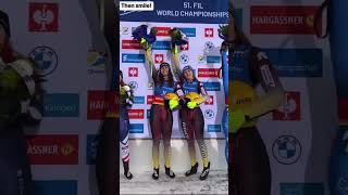 Women Doubles results World Championships 2023 in Oberhof [upl. by Ocnarfnaig]