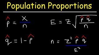 Finding The Confidence Interval of a Population Proportion Using The Normal Distribution [upl. by Krantz]