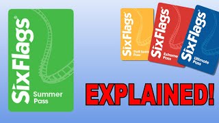 ANOTHER NEW Six Flags Season Pass  Summer Pass EXPLAINED [upl. by Melena]