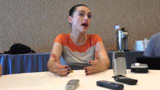 Comic Con News Katie McGrath discusses Merlin Season 5 amp Morgana [upl. by Enorel709]