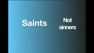 RBC  23rd October 2022  Saints not sinners  Romans 718  817 [upl. by Yrokcaz746]