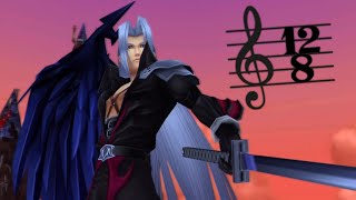 OneWinged Angel Kingdom Hearts but its in 128 time signature [upl. by Kerge147]