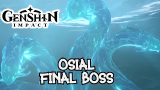 FIGHT OSIAL OVERLORD OF THE VORTEX GENSHIN IMPACT [upl. by Coplin436]