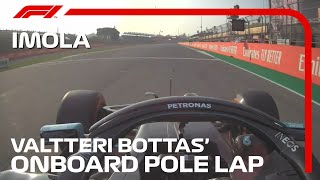 Valtteri Bottas Pole Lap  2020 Emilia Romagna Grand Prix  Pirelli [upl. by Zebulen]