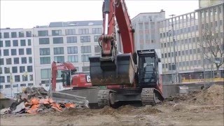 Bagger Cat 336E LN und CAT 329 beim Abriss [upl. by Whitson]