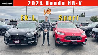 Sport vs EXL What are the differences for 2024 Honda HRV [upl. by Alletsirhc]