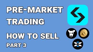 PreMarket Trading How to Sell on Bitget Part 3 [upl. by Anavlis35]