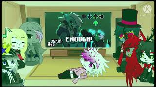 Hazbin Hotel reacts to Deku and Retrospecter  Read Description please [upl. by Iaka]