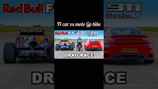 Red bull F1 Car Vs Moto Gp Bike DRAG RACE [upl. by Yuhas]