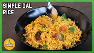 ONE POT DAL RICE  Arisi Paruppu Sadham  DAL BATH  அரிசி பருப்பு சாதம்  DAL CHAWAL  Dhal Khichdi [upl. by Ydwor724]