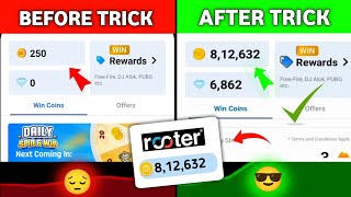 Rooter App Unlimited Coin Trick 2024  Rooter App se Paise Kaise Kamaye  Rooter New Trick  Rooter [upl. by Nitsyrk]