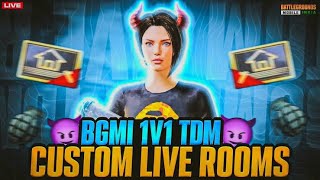 BGMI 1V1 TDM ROOM LIVE WITH M416  BGMI CUSTOM ROOM LIVE  RAOJI LIVE [upl. by Hsital]