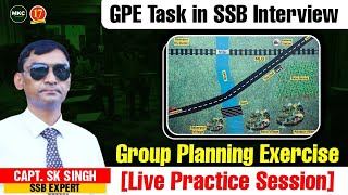 SSB INTERVIEW  GROUP PLANNING EXERCISE  Live Demo amp Practice  GPE Practice for SSB  GTO  MKC [upl. by Araeit259]