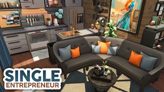 Single Entrepreneur Apartment  The Sims 4 Speed Build Apartment Renovation [upl. by Nathalie166]