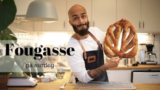 Fougasse på surdeg [upl. by Ylhsa]