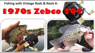 Fishing with Vintage Rods amp Reels 6 1970s Zebco 202 Spincast Combo [upl. by Bevash]