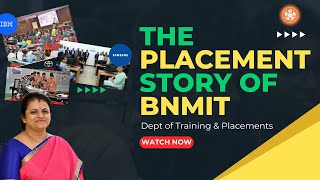 The Placement story of BNMIT  placement training job bnmit [upl. by Eillit]