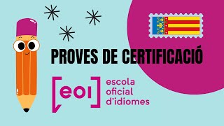 Examen de valenciano de la EOI  Tráiler del curso [upl. by Ob]