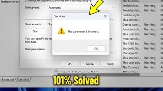 The parameter is incorrect During Change bluetooth user support service in Windows 111087  Fix ✅ [upl. by Judson]