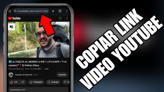 COMO HAGO PARA COPIAR EL LINK O URL DE UN VIDEO DE YOUTUBE DESDE MI CELULAR [upl. by Preiser]