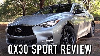 20182019 Infiniti QX30 Sport Start Up Test Drive amp In Depth Review [upl. by Ynove]